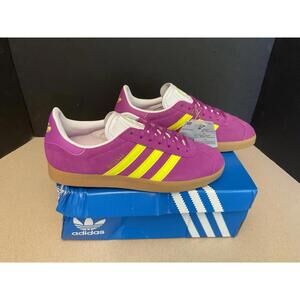 adidas Purple and Yellow Athletic Shoes